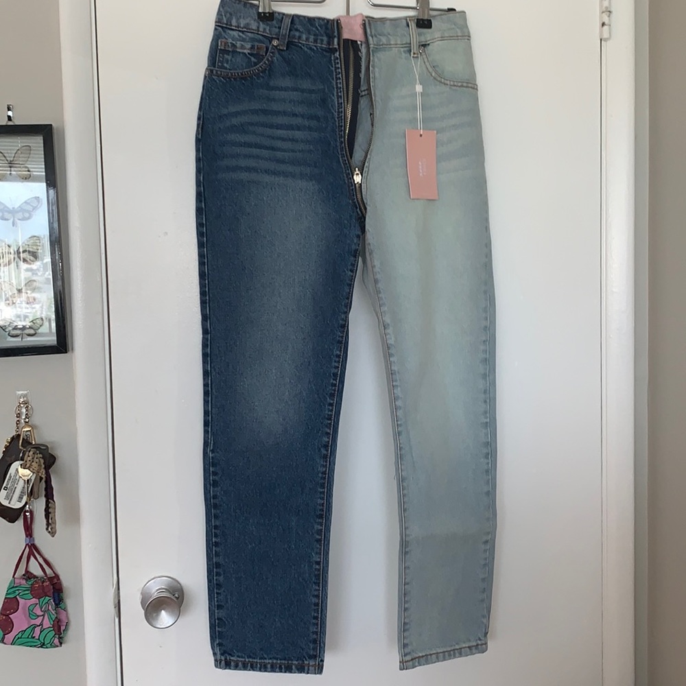 Revice Denim NWT Yin Yang Crops